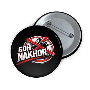 Goh Nakhor! Pin Button - Shhhhh
