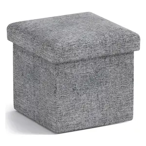 Ornavo Home Small Square Cube Storage Ottoman