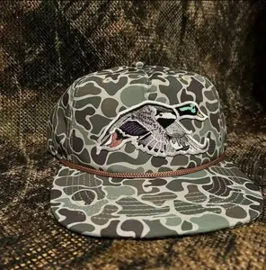 Mallard Duck Camo SnapBack hat, Adjustable Man Baseball Cap, Sports Cap, Fishing Hat, Gift for Boyfriend, Gift for Girlfriend, Gift For Friends