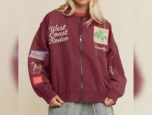 West Coast Rodeo Embroidered Bomber Jacket