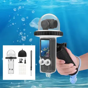 40m Waterproof Case for Pocket 3, Dual Interface Expansion Waterproof Case with Anti Fog Design, High Sealing Anti Water Ingress Camera Accessories, Smartphone, Video Recording Accessories