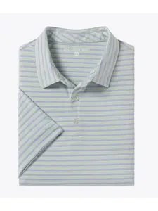 SSCO Cahaba Heather Stripe Polo - Palmetto