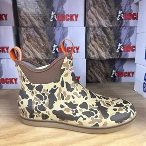 Duck Camo Ankle Deck Boot