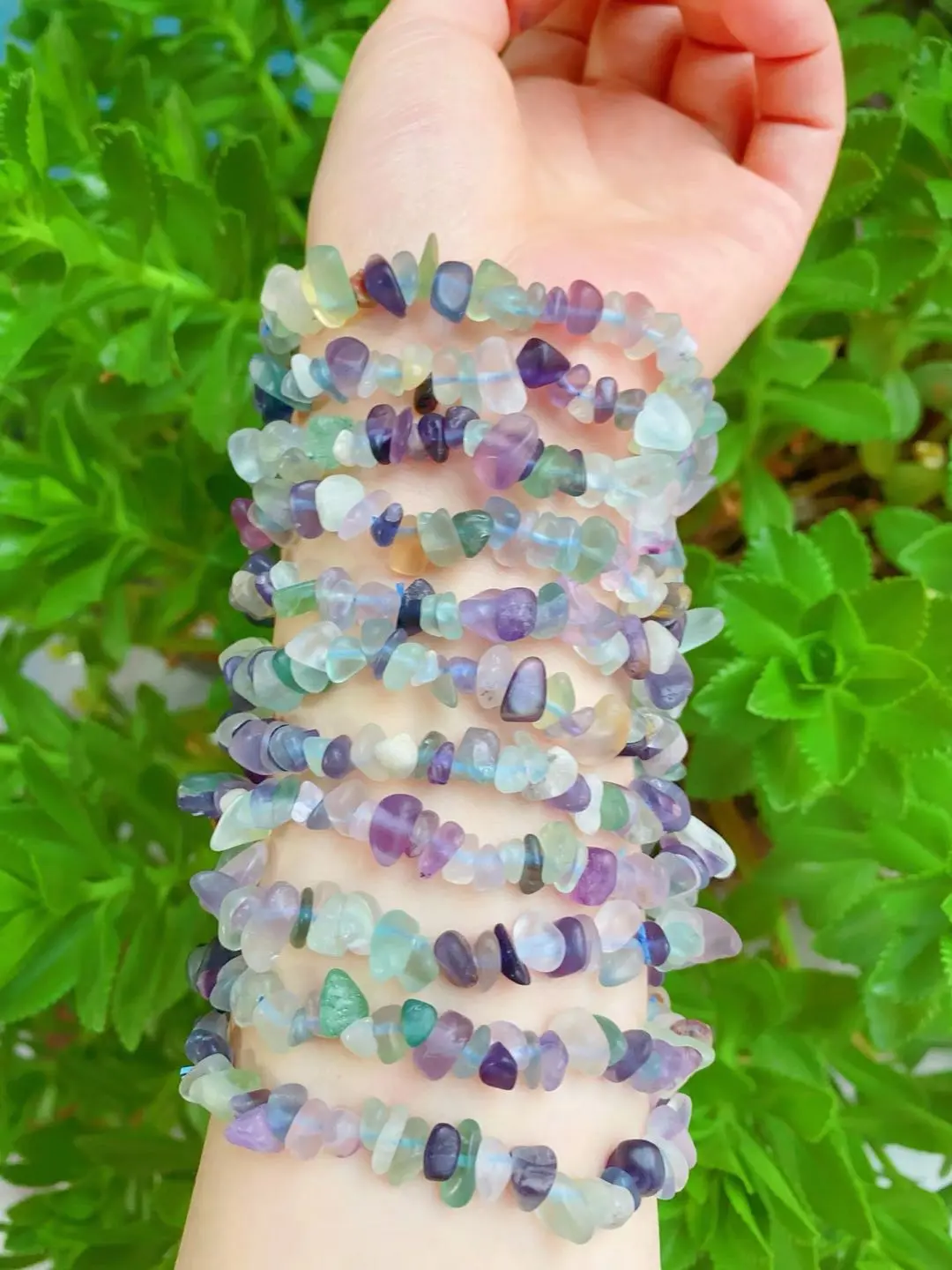 Lily(8319)gc.Natural chip bracelets