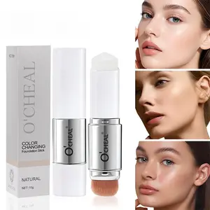 Warm Foundation Stick Moisturizing Light Concealer Brightening Skin Tone Without Taking Off Makeup Foundation Stick Hydrating Flawless Coverage Contoured Foundation
