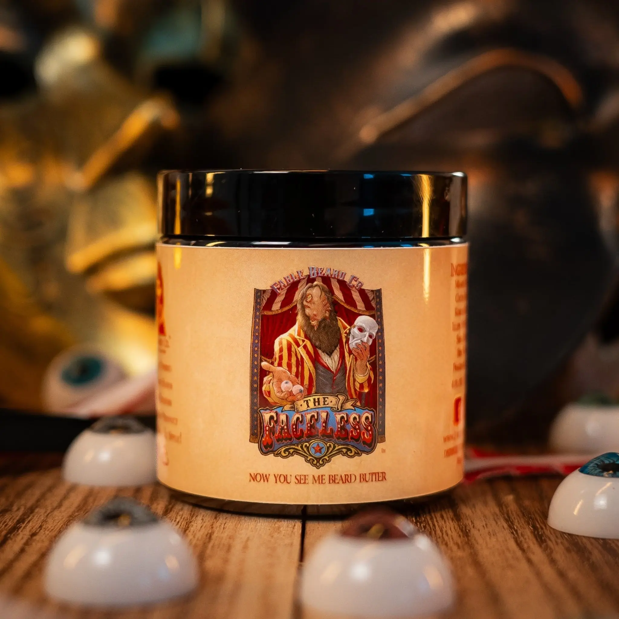 Fable Beard Co - Men's Deep Moisture Beard Butter + Daily Hair Care & Beard Support - 50+ Long-Lasting Scents