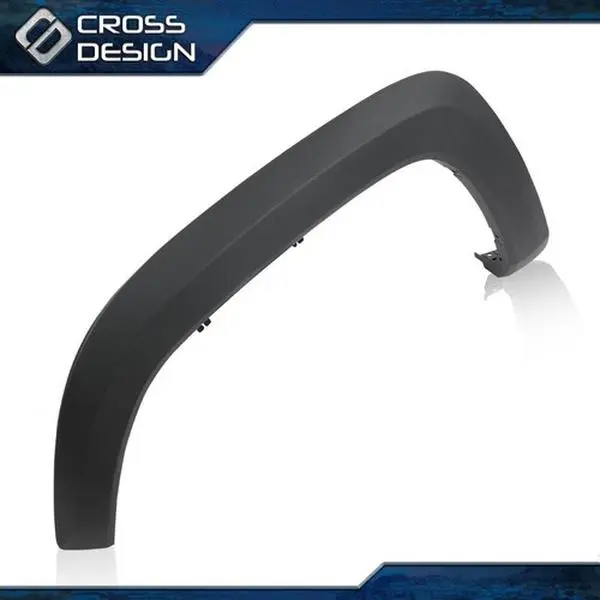 CROSSDESIGN 1pc Front Left Bolt-on Plastic Fender Flare, Automotive Left Front Flare, 42.13in x12.99in x24.41in, Assembly Required, Car Exterior Mud Flaps Splash Guards for 2016-2023 Toyota Tacoma Truck, Car Accessories