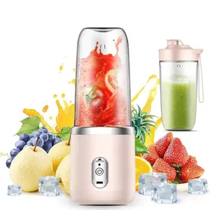 Multifunctional Portable Juicer Cup, Personal Ice Shaker Mixer, Automatic Small Electric Blender, Outdoor Travel Ice Shaker Machine, Food Processor for Smoothies, Blender For Shakes, Usb Rechargeable Blender