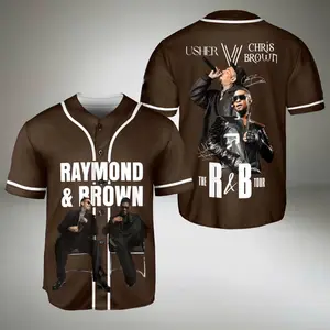 The R&B Tour Baseball Jersey, Hip Hop Concert Jersey, RnB Fan Apparel, Streetwear Music Shirt