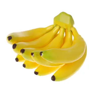 Realistic Lifelike Artificial Banana Bunch Fruit Fake Display Prop Decorative Fo