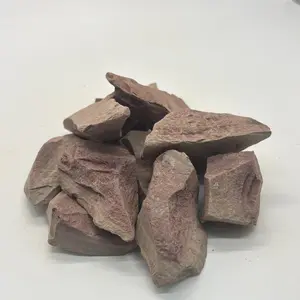 200g-7oz Cosmetic Grade Kaolin Clay Chunks, Pure Natural Edible Blueberry Clay Blocks, No Artificial Additives for Home & Garden Soil Use