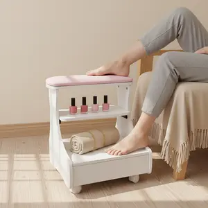 Foot Bath Stool on 4 Wheels 44lbs Capacity for Salon Manicure Massage Pedicure home essentials