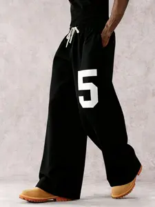 Men's Sweatpants (Single Pair) — Featuring a simple numeric graphic and side pockets, these versatile Casual Style Sweatpants are perfect for jogging, gym workouts, sports, and vacations. An ideal gift for your boyfriend or for Father's Day.