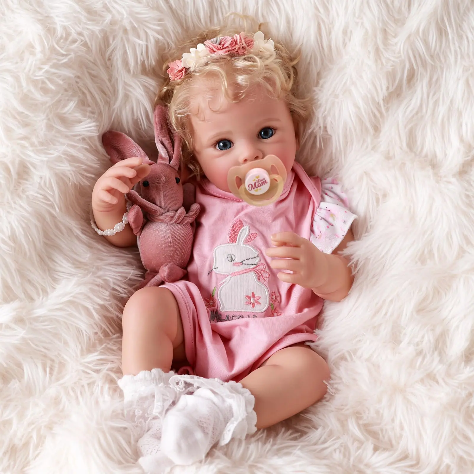 #backtoschool BABESIDE Lifelike Reborn Baby Dolls 17/20Inch Fabric Body Vinyl Limbs Real Life Baby Dolls with Toy Accessories for Kids Age 3+ Perfect for Christmas New Year Birthday Gifts