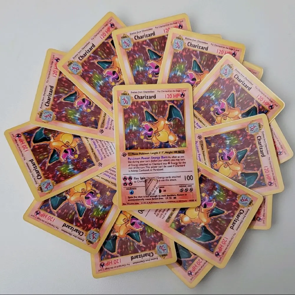 Pokemon 1st edition Charizard Credit card skin vinyl laminate sticker