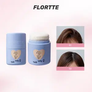 FLORTTE Pengpeng Hair Volume Powder – White Camellia Scented, Non-Spray Puff for Instant Root Lift, Oil Absorption, Itch Relief & Natural Hair Volume Anywhere, Anytime