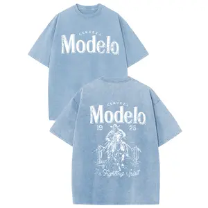 [NEW COLOR!]Holafish Acid Wash Vintage Pattern T-Shirt,TV Show T-shirt Heavyweight Cotton Streetwear graphic vintage tees Menswear Crewneck Tshirt Sport Short Shortsleeve Outdoor