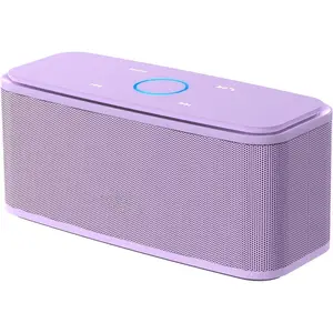 SoundBox Touch   Speaker with 12W  Sound and Bass, IPX5 Water-Resistant, 20H Playtime, Handsfree, Portable for Office, , Outdoor, Travel-Purple