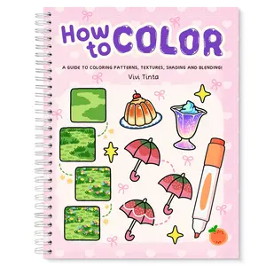 How to Color: Simple Step-by-Step Guide to Coloring Patterns, Textures, Shading, and Blending