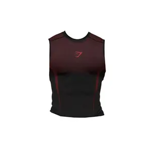 Gymshark Onyx 5.0 Tank Black/Carmine Red (men) by StockX