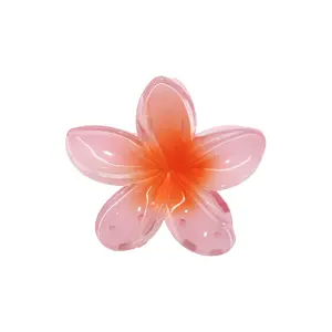 Emi Jay Super Bloom Flower Hair Claw Clip in Guava