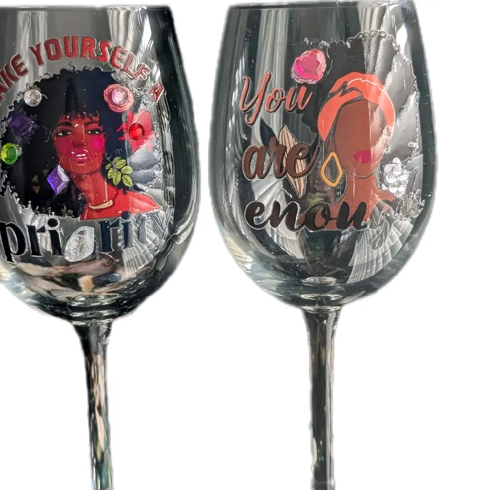 Custom-Made Inspirational Wine Glasses