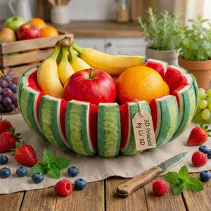 LV 3D Watermelon Bowl l Decor | Tableware | Decorative Bowl | Fruit Bowl