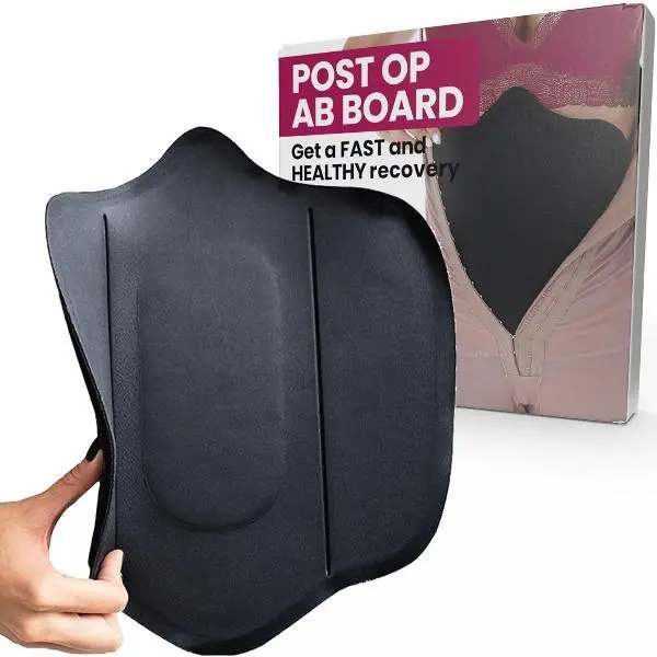 Women's Post-Surgery Low-Waist Abdominal Compression Board Shapewear Belt - Body-Shaped, Form-Fitting, Invisible, Casual Fit Supply for Liposuction & BBL, Ideal Under Fajas Colombianas, Compression Board Shapewear Belts