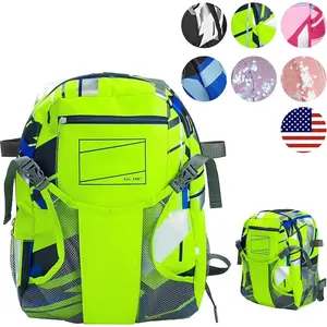Backpack Equipment Bag |     T-Ball & Youth Baseball / Softball |     Green