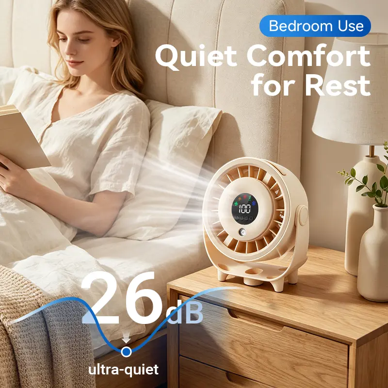 Rechargeable Portable Misting Fan 100-Speed Touch Control Rechargeable USB Fan 360° Rotate Quiet Turbo Desk Fan Up to 12 H Ultra-long Battery Life for Cooling Home Dorm Office Bedroom Bathroom Kitchen,back to school,back to school haul
