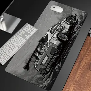 Extra Large Sports Car Mouse Pad, Esports Accessories, Office Gaming Keyboard Desk Mat, Non-Slip Laptop Dedicated, Large Anime Car Mouse Pad