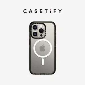 CASETiFY iPhone 16/15/14 Series Phone Case MagSafe Impact / Impact / MagSafe Clear / MagSafe Bounce / MagSafe Impact Ring Stand - Black / Matte Black / Clear