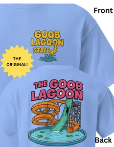 Goob Lagoon Staff Shirt, Caseoh Shirt, Goob Lagoon Waterpark t-shirt, Funny Caseoh Tee, Goob Lagoon Slide Zone, Funny Waterpark Shirt