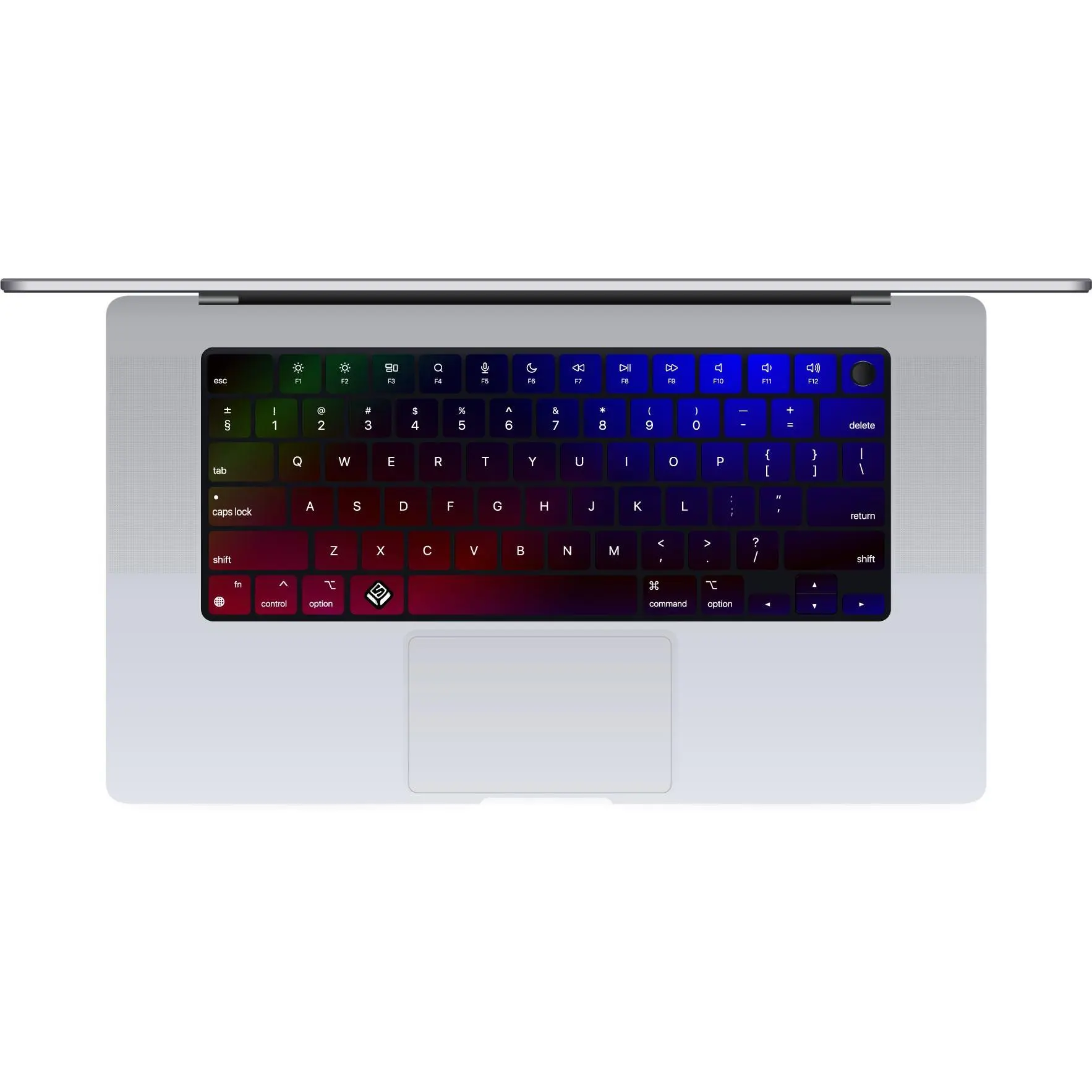 Dark MacBook Keyboard Sticker