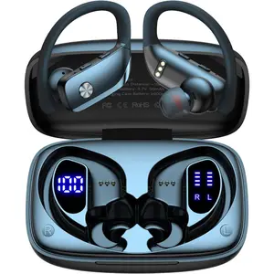 Ark eCart Wireless Earbuds, Stereo Surround Headphones, 48hrs Play Back Sport Earphones with LED Display Audio Electronic Headset