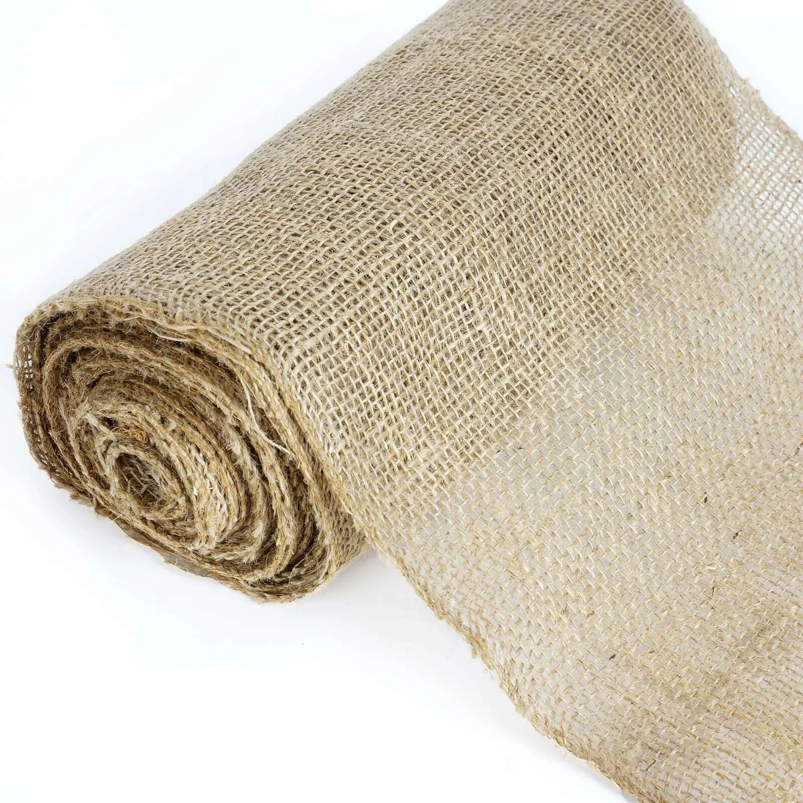 Natural Jute Burlap Fabric Roll, DIY Craft Fabric 12"x10 Yards