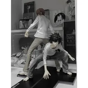 Anime Death Note L Lawliet Figure Yagami Action Figure Figurine Collectible Model Doll Toys Boy Birthday Gift Desktop Decoration