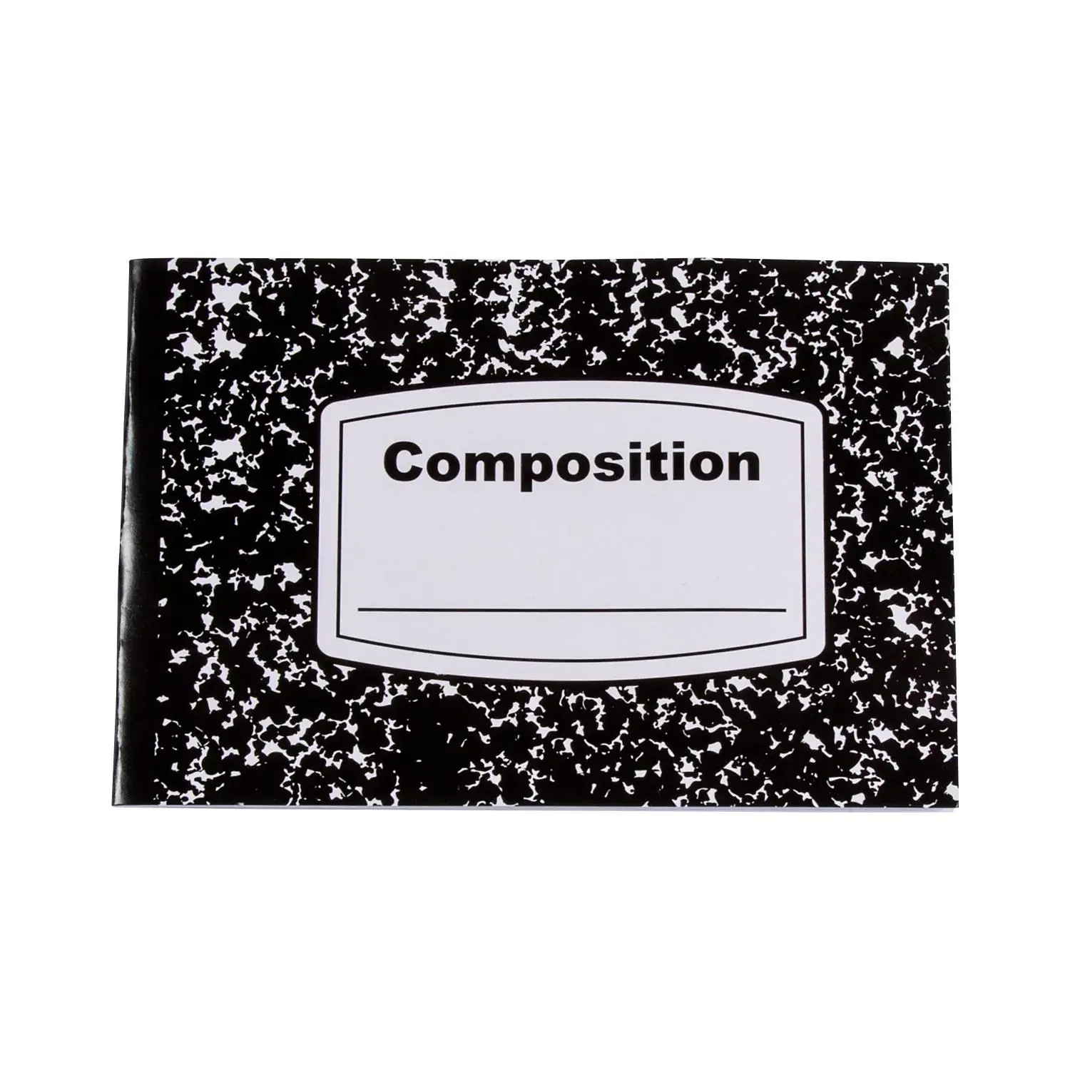 8 1/2" x 5 1/2" Half-Sized Paper Composition Journals - 12 Pc.