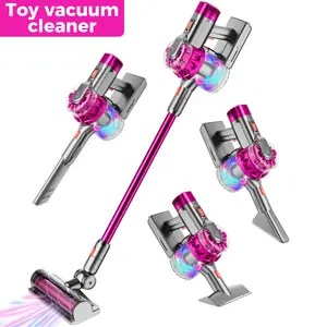 SHNAYLE TOYS4-in-1 Kids Vacuum That Really Work, Toddler Pretend Play Cleaning Toy Set W/ Light & Sound, Interactive Toy Cleaner Birthday Idea for 2 3 4 5 6+ Year Girl Boy Christmas gifts Christmas present
