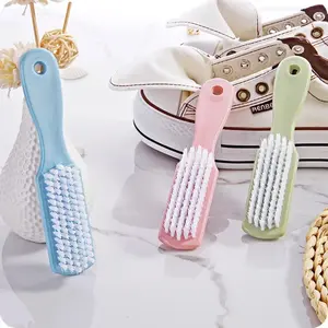 1pcs Durable Plastic Shoe Brush, Soft Bristle Multi-Purpose Bathroom Floor Brush, Clothes Cleaning Brush, Kitchen & Bathroom Cleaning Tool, Home Cleaning Tool, Household Cleaning Tool, Cleaning Supplies
