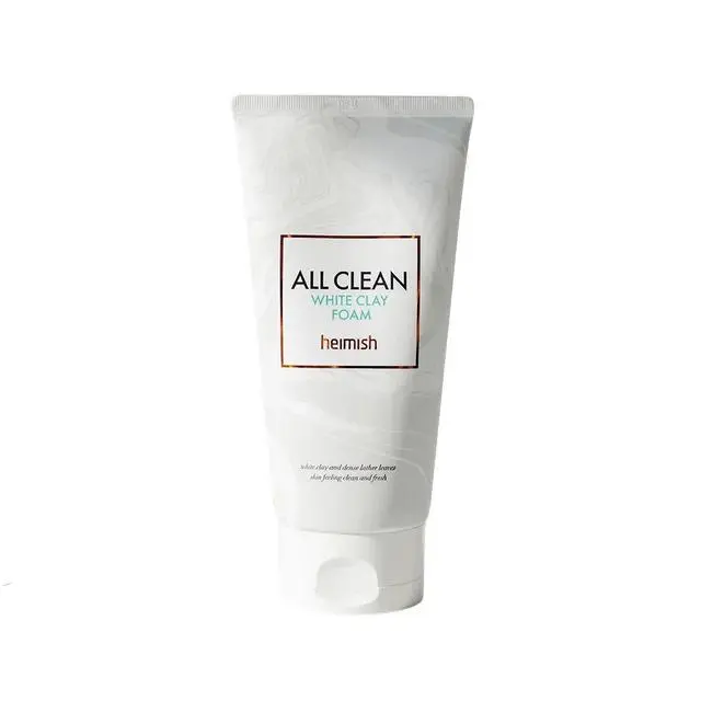 [Heimish] All Clean White Clay Foam (150g/5.07 Oz) – Pore Refine & Deep Cleanser for Soft, Plump, and Clear Skin, Face Wash for Sensitive & Oily Skin backtoschool
