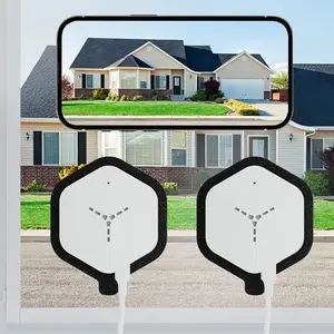 Seckun 2‑pack Window Camera,2.4GHz WiFi Indoor Cameras for Home Security with Al Color Night Vision,Person & Motion Detection,24/7 Recording,Easy & Quick Install outdoorfun