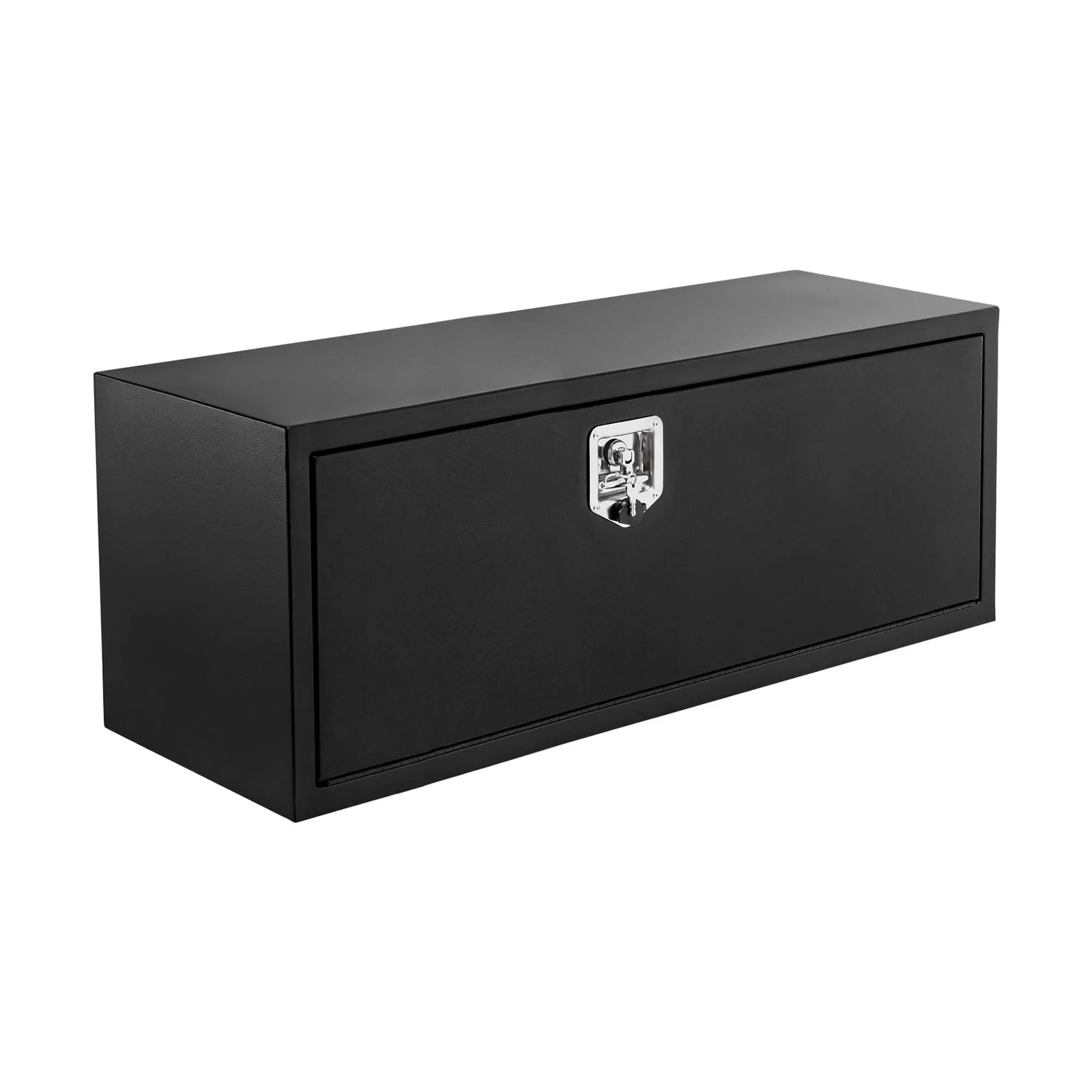 GAOMON Black Steel Underbody Truck Box with t-Handle Latch, Truck Toolbox with Durable Lock, Tool Chest for Storage,30"x 18"x 18"