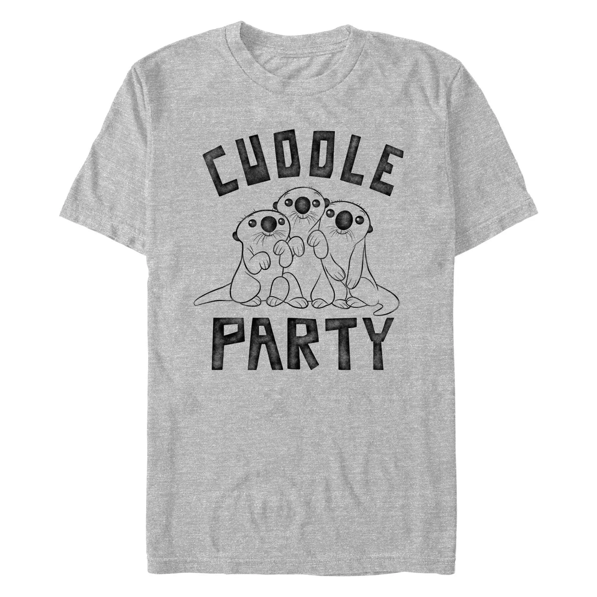 Men's Finding Dory Cuddle Party Otters T-Shirt