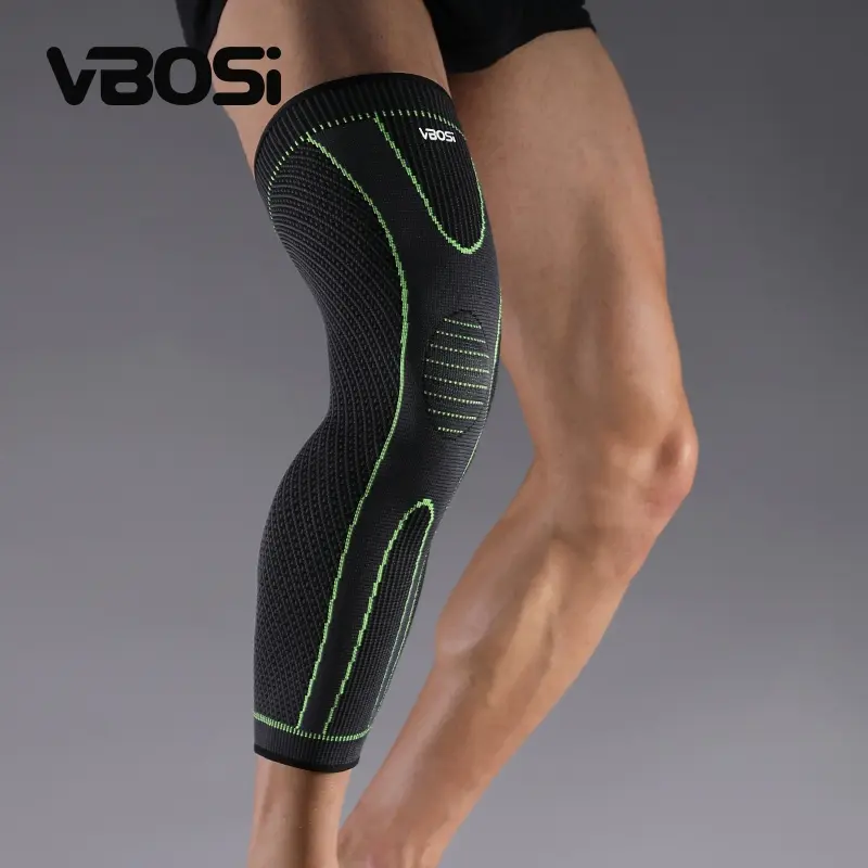 1 Piece Women Men Compression Breathable Elastic Knee Support Leg Sleeve, Ideal for Running & Basketball, Enhances Performance Comfortably, Sports Knee Brace