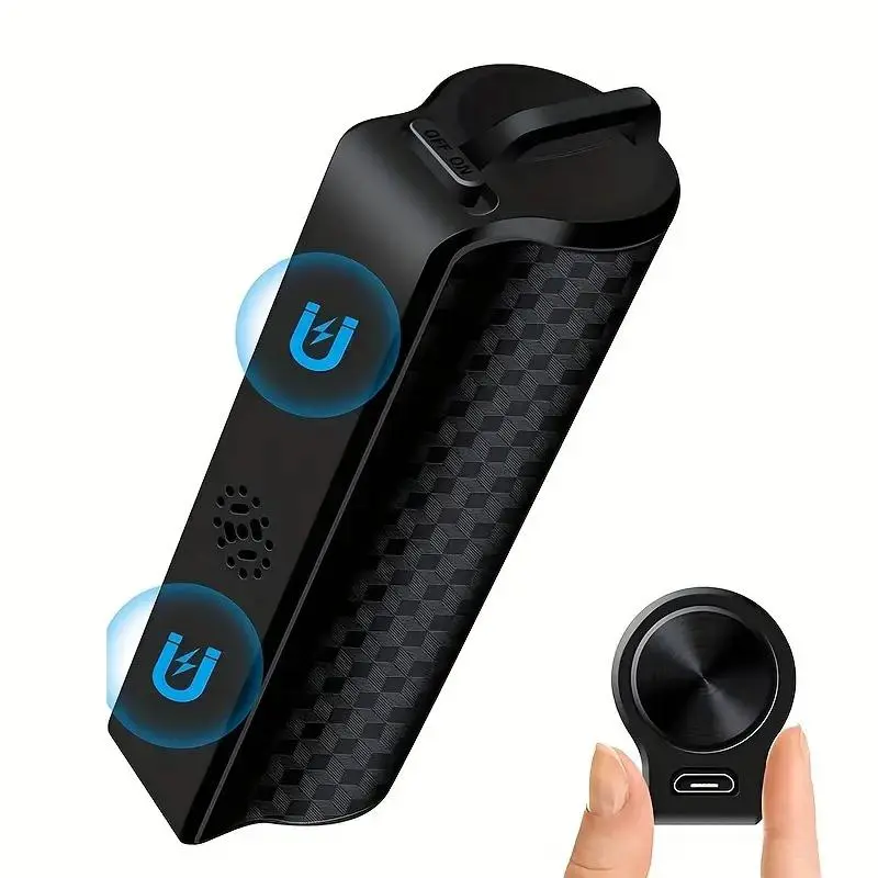 Portable Smart Voice-Activated Recorder, MagneticRecorder with Triple Noise Reduction, 2500mAh Battery,Suitable for Meetings, Interviews, Lectures, 32G/64GMemory Optional, Supports USB Audio Transfer andPlayback