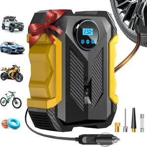Car Air Pump, 12V 150PSl Portable Car Air Pump withLED Light, Car Tire Inflator, Professional Automobile TireInfator.Car Stuff,Cars Accessories,