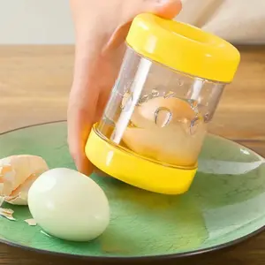 Cooked Egg Shell Remover Manual Egg Shell Remover Not Dirty Hands Easy to Shell Eggs Remover Kitchen Fully Automatic Small Tool Lightweight Utensils