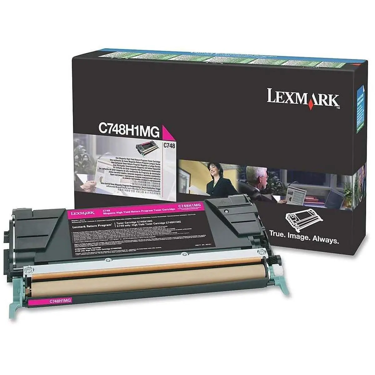 Lexmark Magenta High Yield Return Program Laser Toner Cartridge for C748e, C748de and C748dte Printers, 10000 Pages Yield