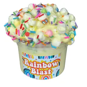 Rainbow Blast Scented Floam Bead DIY Bubble Popping Kit Sensory